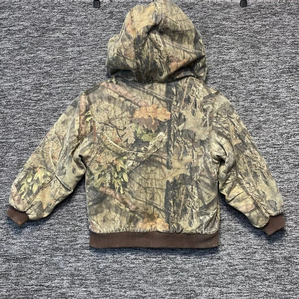 Carhartt Kids XS Size 6 Mossy Oak Break Up Country Camo Hooded Active Jacket